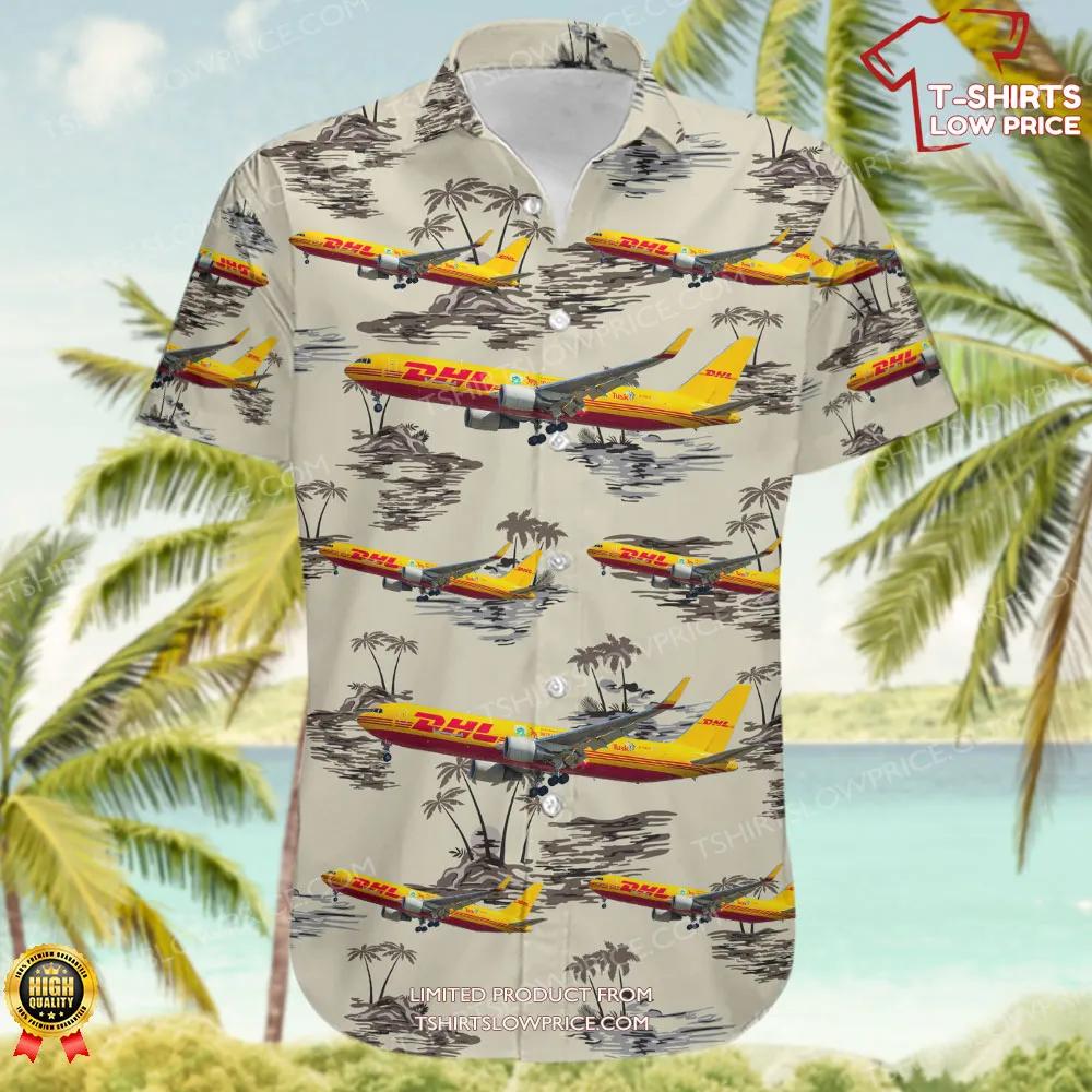 Boeing 767 316ERBCF DHL Air Hawaiian Shirt 2 Boeing 767 316ERBCF DHL Air Hawaiian Shirt 2