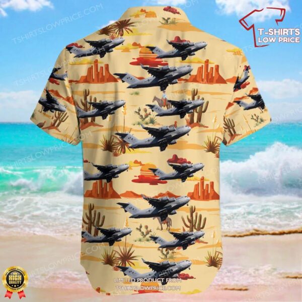 Boeing CC-177 Globemaster III Canada Royal Canadian Air Force (RCAF) Hawaiian Shirt Boeing CC-177 Globemaster III Canada Royal Canadian Air Force (RCAF) Hawaiian Shirt