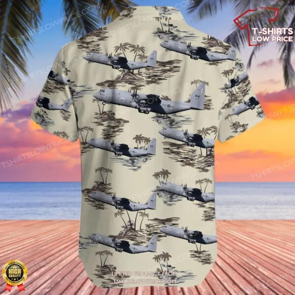 Lockheed Martin CC-130J Hercules Canada Royal Canadian Air Force (RCAF) Hawaiian Shirt Lockheed Martin CC-130J Hercules Canada Royal Canadian Air Force (RCAF) Hawaiian Shirt