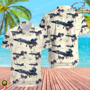 McDonnell Douglas CF-188 Hornet Canada Royal Canadian Air Force (RCAF) Hawaiian Shirt