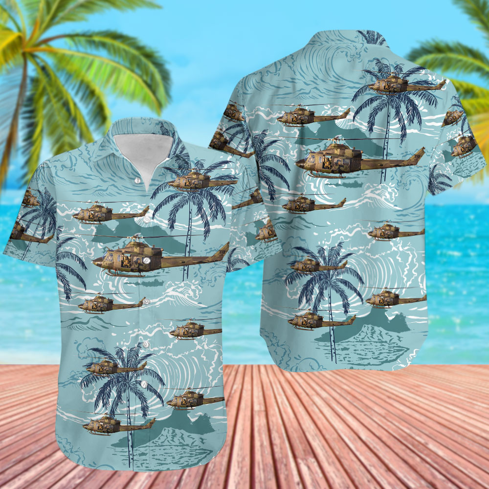 Bell CH-146 Griffon Canada Royal Canadian Air Force (RCAF) Hawaiian Shirt 0 10