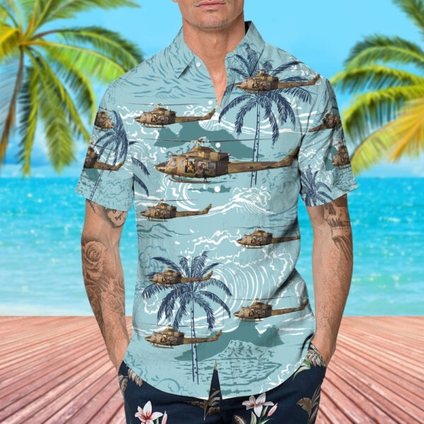 Bell CH-146 Griffon Canada Royal Canadian Air Force (RCAF) Hawaiian Shirt Bell CH-146 Griffon Canada Royal Canadian Air Force (RCAF) Hawaiian Shirt
