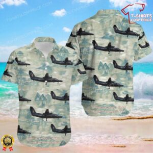 De Havilland Canada CT-142 Canada Royal Canadian Air Force (RCAF) Hawaiian Shirt