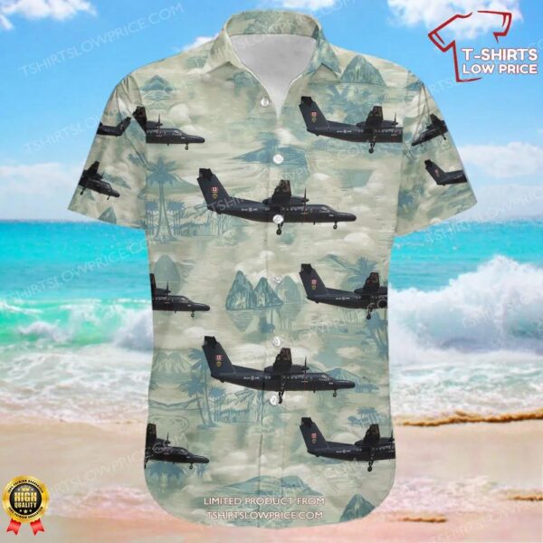 De Havilland Canada CT-142 Canada Royal Canadian Air Force (RCAF) Hawaiian Shirt De Havilland Canada CT-142 Canada Royal Canadian Air Force (RCAF) Hawaiian Shirt
