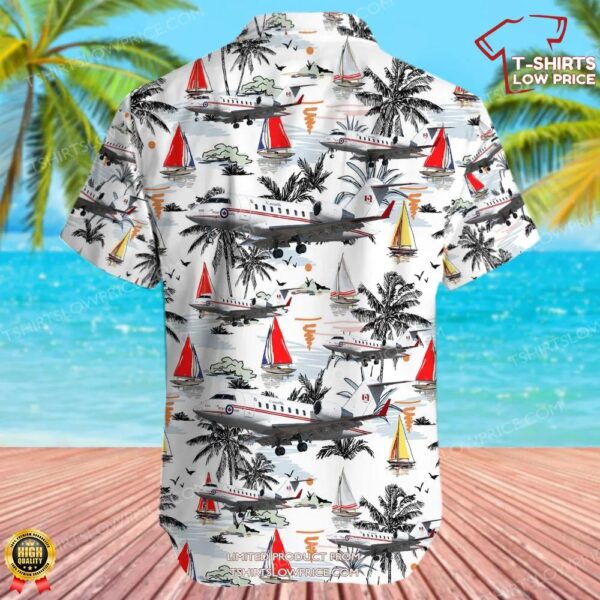 Bombardier CC-144D Challenger Canada Royal Canadian Air Force (RCAF) Hawaiian Shirt Bombardier CC-144D Challenger Canada Royal Canadian Air Force (RCAF) Hawaiian Shirt