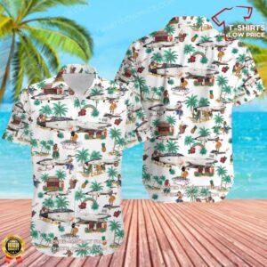 McDonnell CF-101B Voodoo Canada Royal Canadian Air Force (RCAF) Hawaiian Shirt