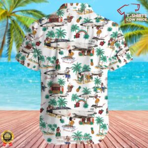 McDonnell CF 101B Voodoo Canada Royal Canadian Air Force RCAF Hawaiian Shirt 3