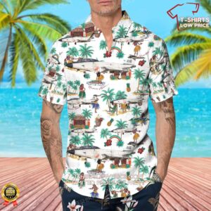McDonnell CF 101B Voodoo Canada Royal Canadian Air Force RCAF Hawaiian Shirt 4