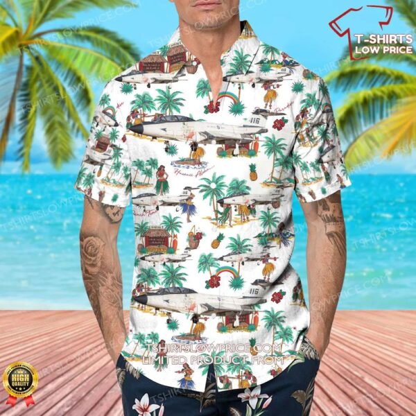 McDonnell CF-101B Voodoo Canada Royal Canadian Air Force (RCAF) Hawaiian Shirt McDonnell CF-101B Voodoo Canada Royal Canadian Air Force (RCAF) Hawaiian Shirt