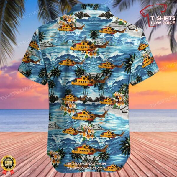 Agusta-Westland CH-149 Cormorant Canada Royal Canadian Air Force (RCAF) Hawaiian Shirt Agusta-Westland CH-149 Cormorant Canada Royal Canadian Air Force (RCAF) Hawaiian Shirt