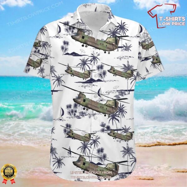 Boeing CH-147F Chinook Canada Royal Canadian Air Force (RCAF) Hawaiian Shirt Boeing CH-147F Chinook Canada Royal Canadian Air Force (RCAF) Hawaiian Shirt