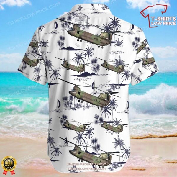 Boeing CH-147F Chinook Canada Royal Canadian Air Force (RCAF) Hawaiian Shirt Boeing CH-147F Chinook Canada Royal Canadian Air Force (RCAF) Hawaiian Shirt