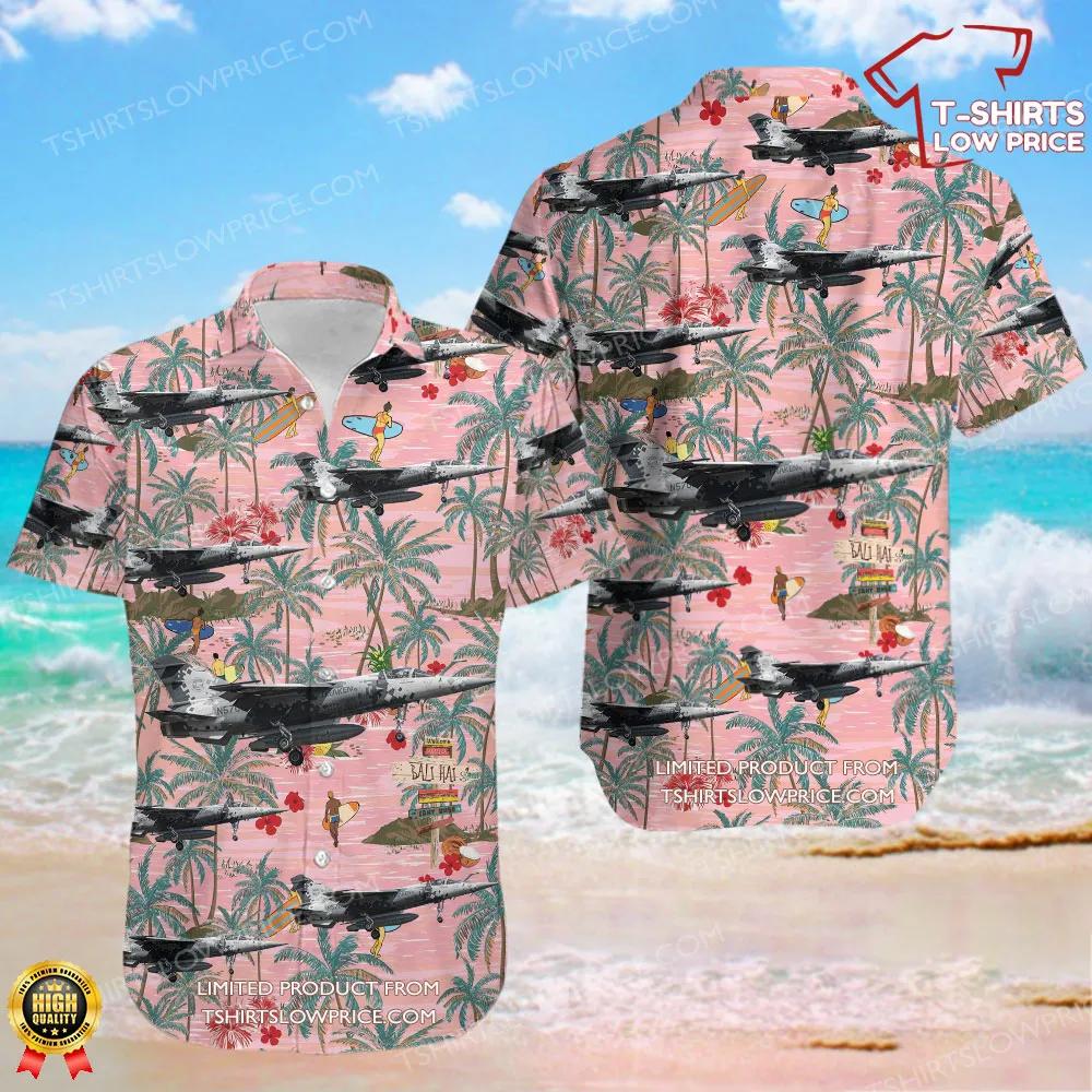 Dassault Mirage F1M Draken International Hawaiian Shirt Dassault Mirage F1M Draken International Hawaiian Shirt 1