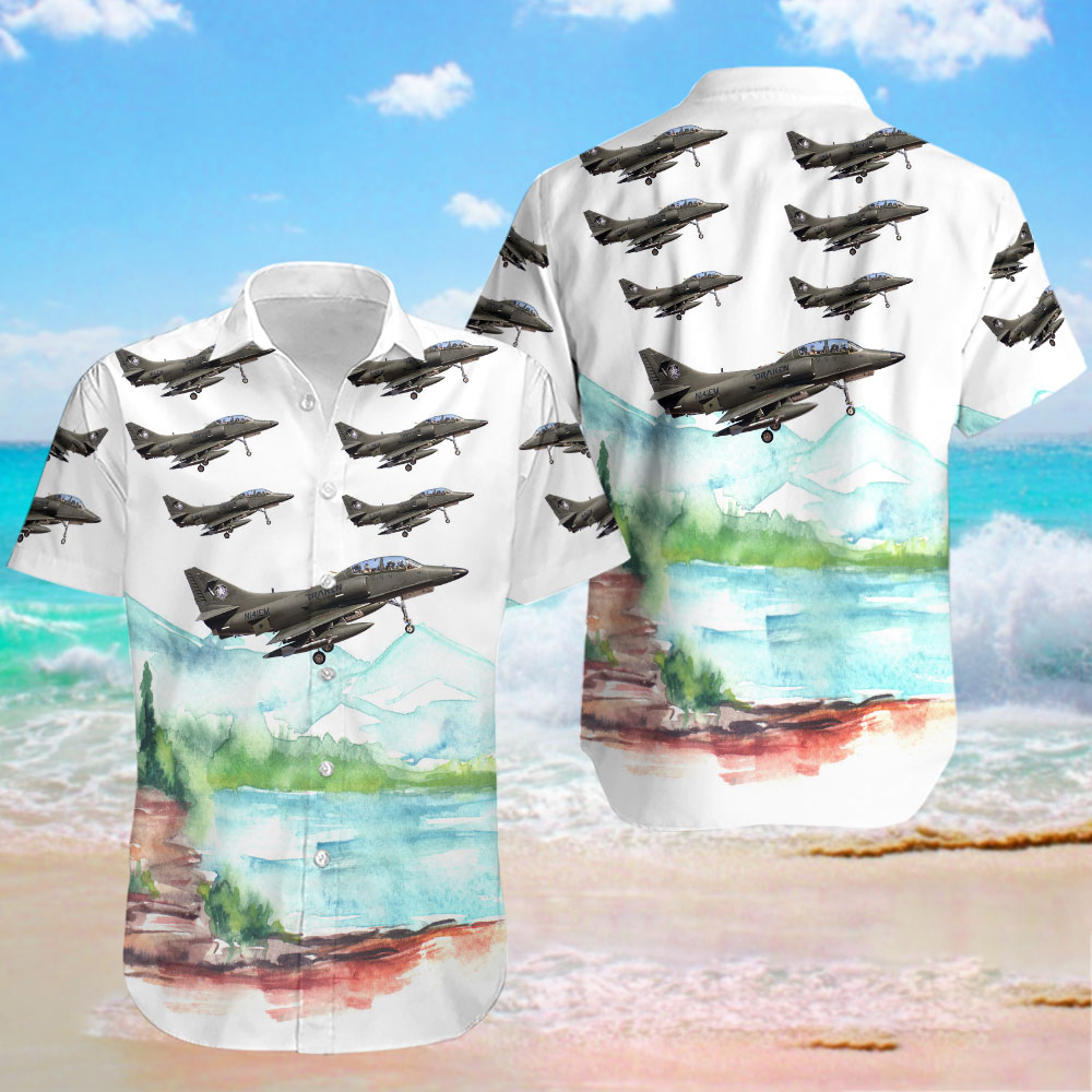 Douglas TA-4K Skyhawk Draken International Hawaiian Shirt 0 14