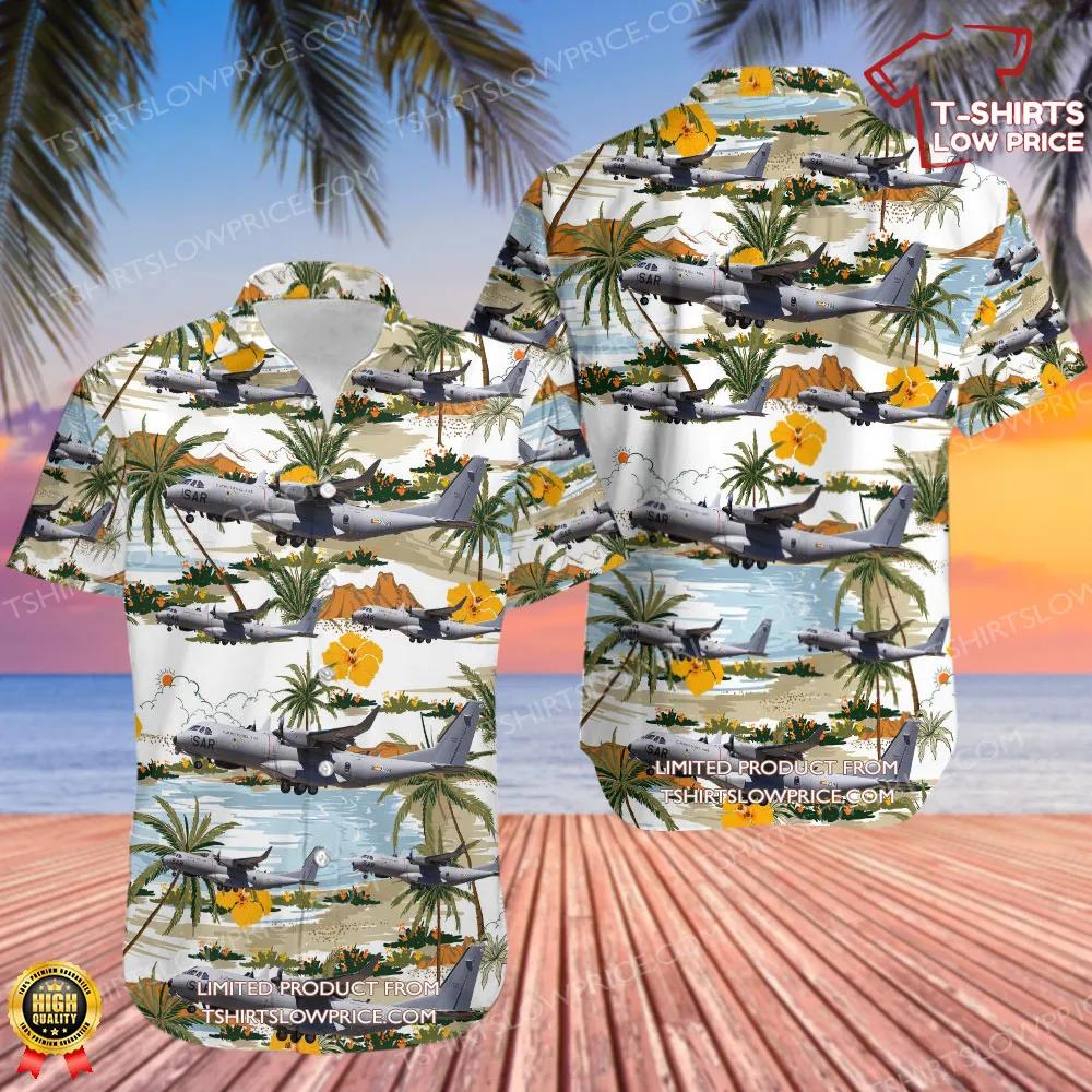Airbus C295MP Persuader Spain Air Force Hawaiian Shirt Airbus C295MP Persuader Spain Air Force Hawaiian Shirt 1