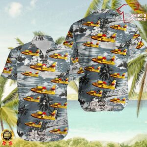 Canadair CL-215T Spain Air Force Hawaiian Shirt Canadair CL-215T Spain Air Force Hawaiian Shirt