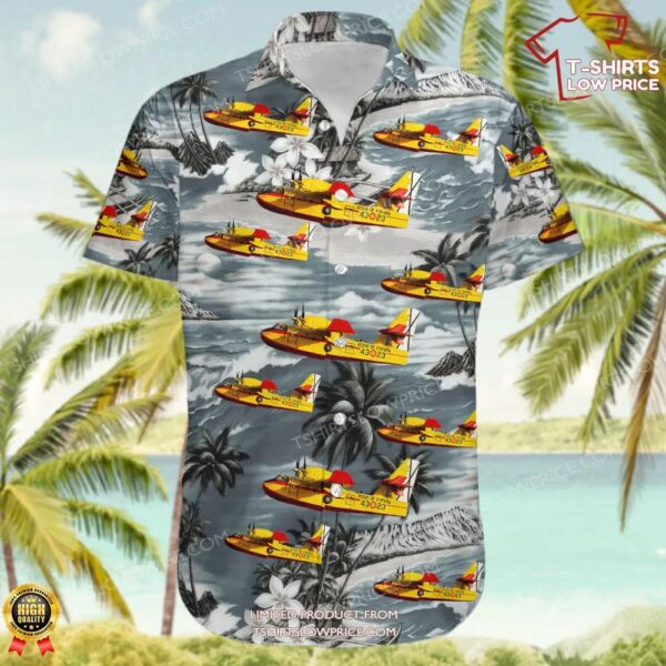 Canadair CL-215T Spain Air Force Hawaiian Shirt Canadair CL-215T Spain Air Force Hawaiian Shirt