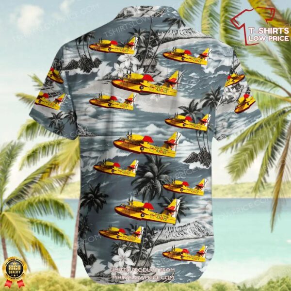 Canadair CL-215T Spain Air Force Hawaiian Shirt Canadair CL-215T Spain Air Force Hawaiian Shirt