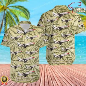 Dassault Falcon 900 Spain Air Force Hawaiian Shirt Dassault Falcon 900 Spain Air Force Hawaiian Shirt