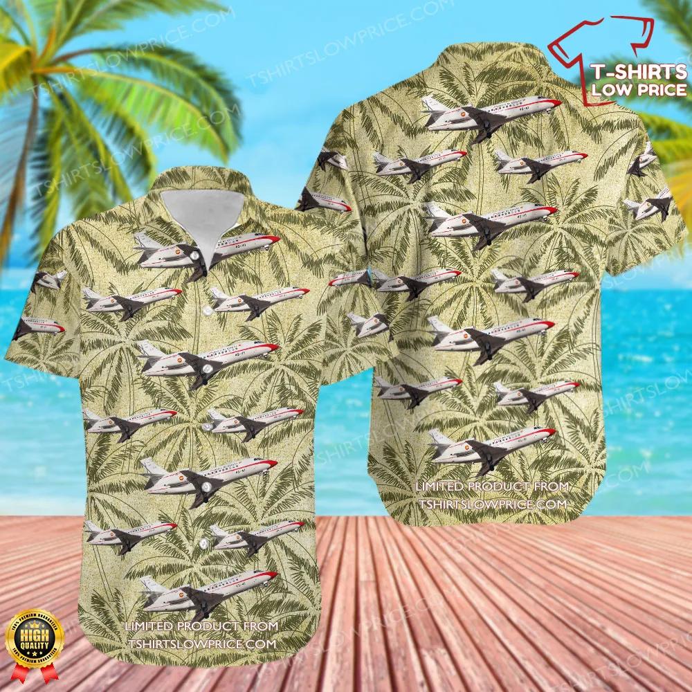 Dassault Falcon 900 Spain Air Force Hawaiian Shirt Dassault Falcon 900 Spain Air Force Hawaiian Shirt 1