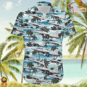 CASA SF-5M Freedom Fighter Spain Air Force Hawaiian Shirt