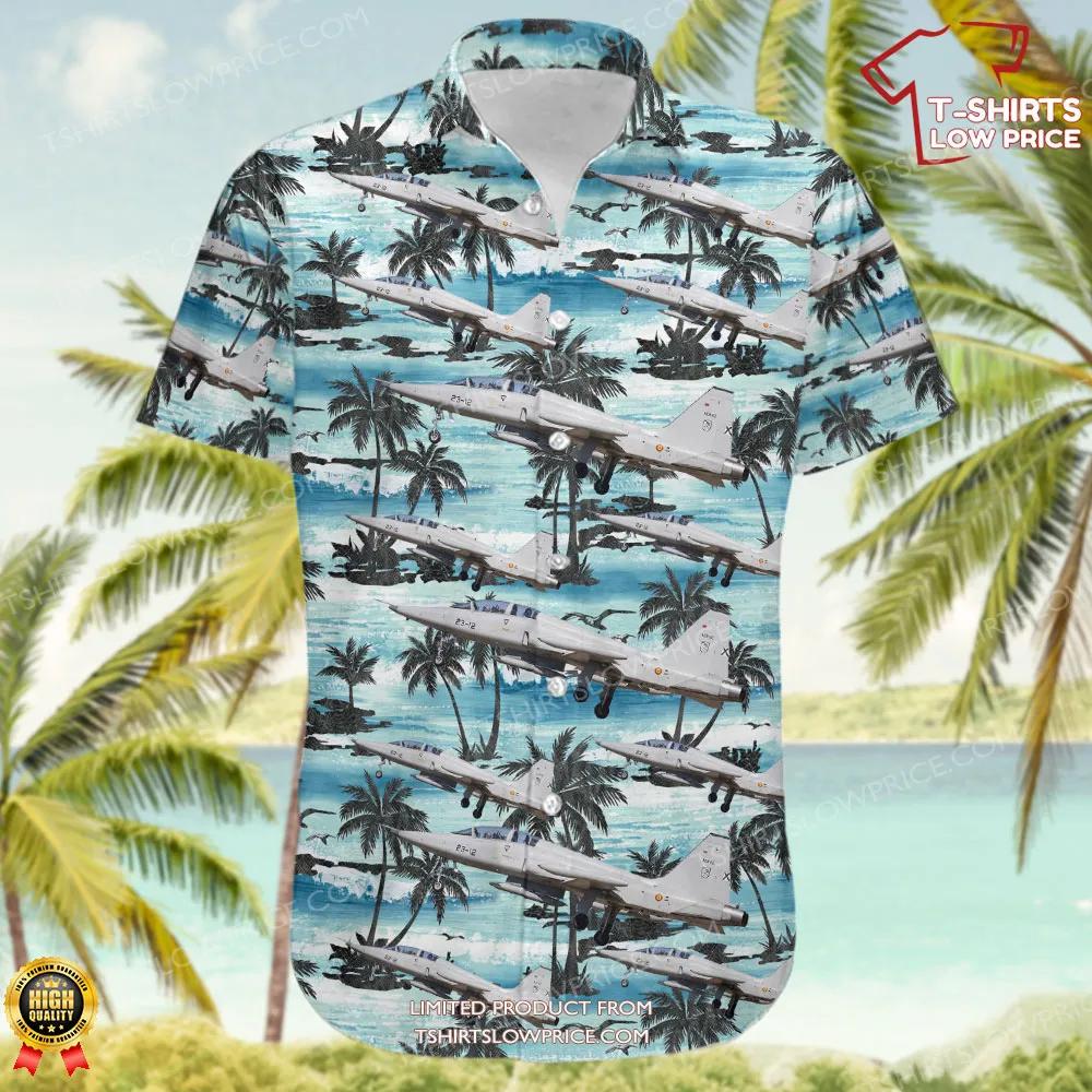 CASA SF 5M Freedom Fighter Spain Air Force Hawaiian Shirt 2 CASA SF 5M Freedom Fighter Spain Air Force Hawaiian Shirt 2