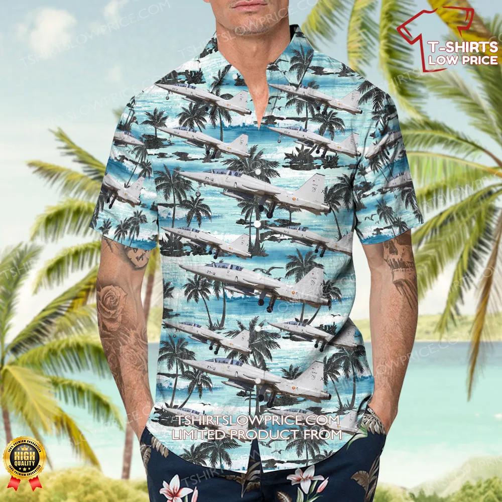CASA SF 5M Freedom Fighter Spain Air Force Hawaiian Shirt 4 CASA SF 5M Freedom Fighter Spain Air Force Hawaiian Shirt 4