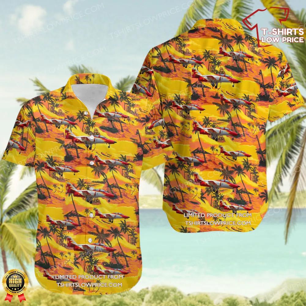 CASA C-101 Aviojet Spain Air Force Hawaiian Shirt CASA C 101 Aviojet Spain Air Force Hawaiian Shirt 1
