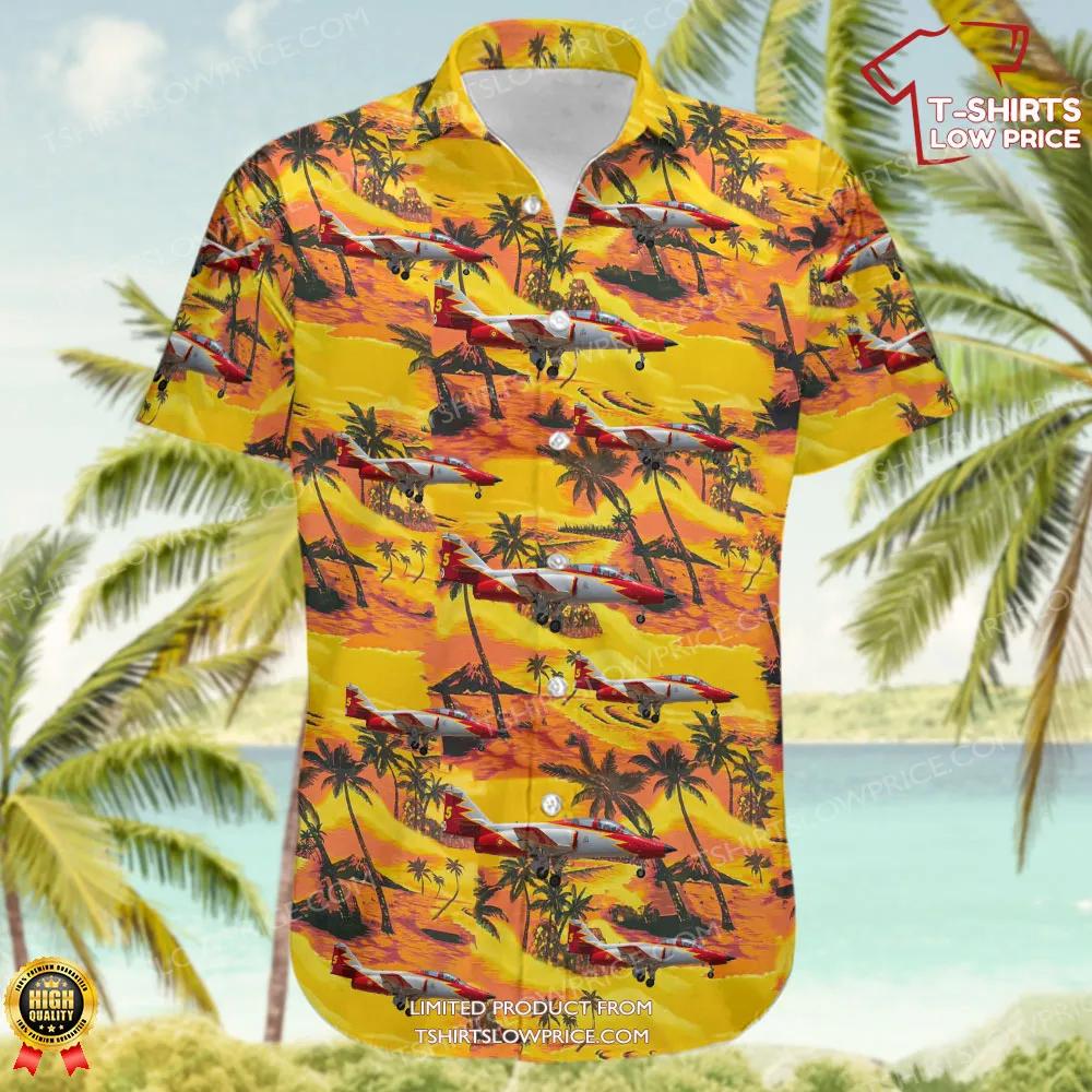 CASA C 101 Aviojet Spain Air Force Hawaiian Shirt 2 CASA C 101 Aviojet Spain Air Force Hawaiian Shirt 2