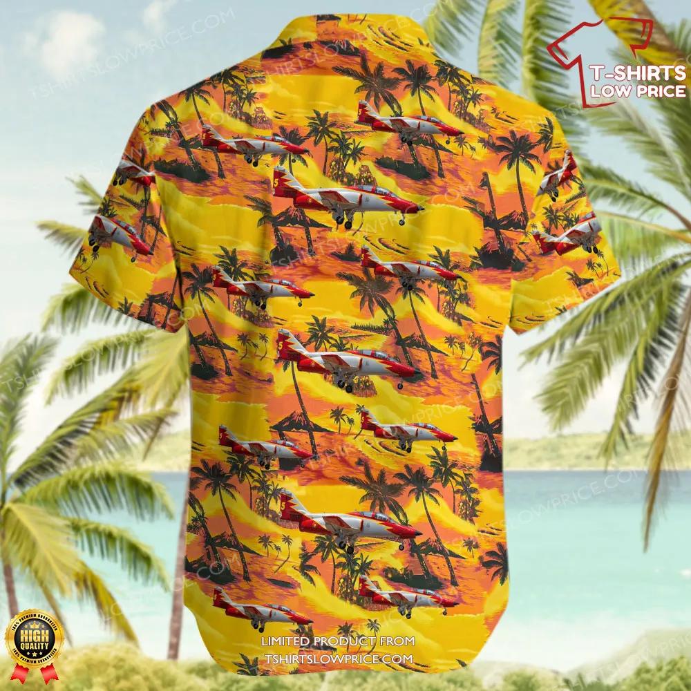 CASA C 101 Aviojet Spain Air Force Hawaiian Shirt 3 CASA C 101 Aviojet Spain Air Force Hawaiian Shirt 3