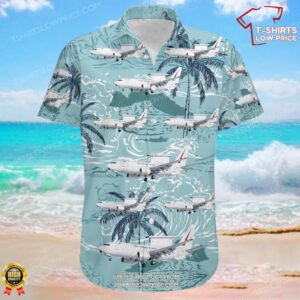 Boeing E-7A Wedgetail Australia Royal Australian Air Force (RAAF) Hawaiian Shirt