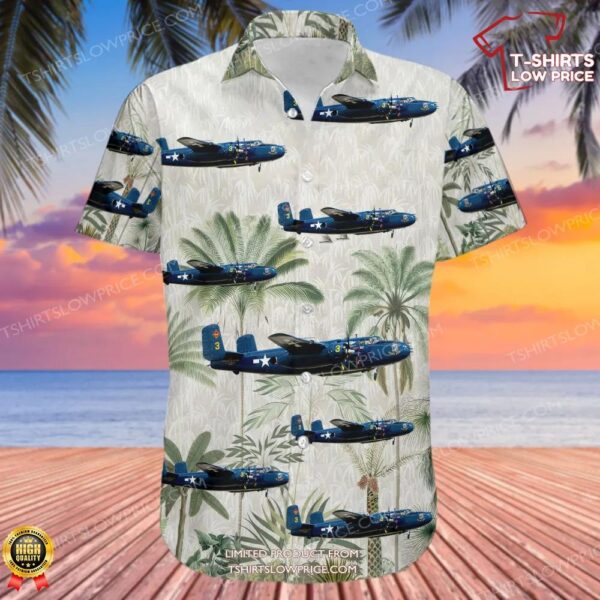 North American B-25J Mitchell Commemorative Air Force Hawaiian Shirt North American B-25J Mitchell Commemorative Air Force Hawaiian Shirt