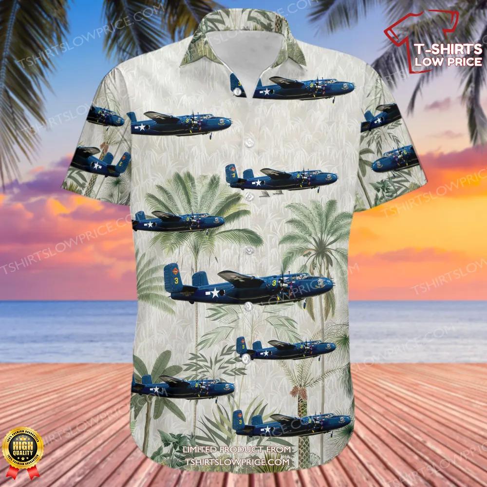 North American B 25J Mitchell Commemorative Air Force Hawaiian Shirt 2 North American B 25J Mitchell Commemorative Air Force Hawaiian Shirt 2