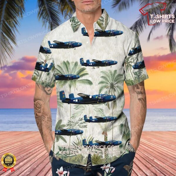 North American B-25J Mitchell Commemorative Air Force Hawaiian Shirt North American B-25J Mitchell Commemorative Air Force Hawaiian Shirt