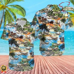 Douglas C-47A Skytrain Commemorative Air Force Hawaiian Shirt Douglas C-47A Skytrain Commemorative Air Force Hawaiian Shirt