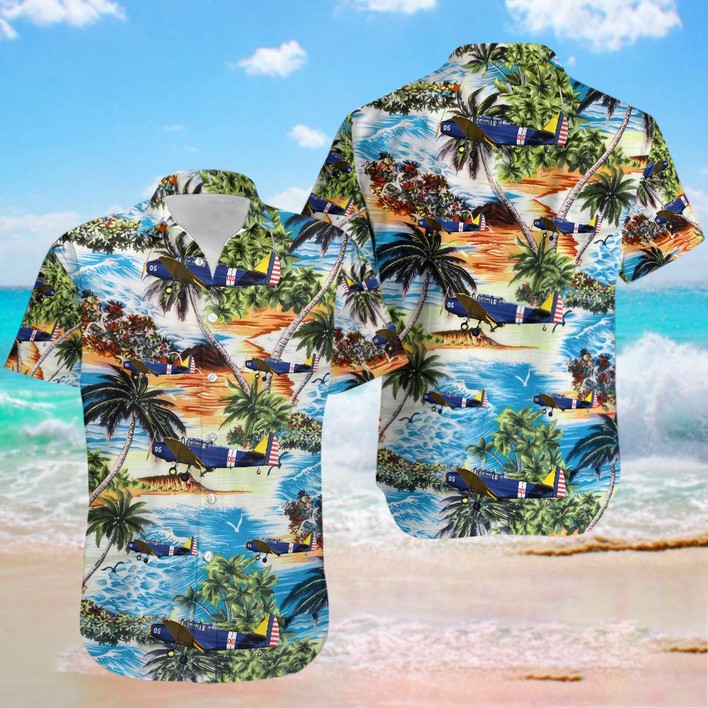 Fairchild M-62A Commemorative Air Force Hawaiian Shirt 0 17