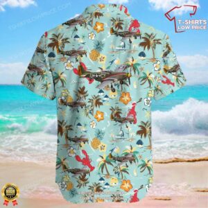 North American P 51D Mustang Commemorative Air Force Hawaiian Shirt 3