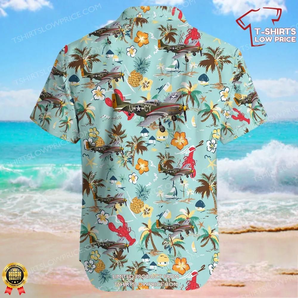 North American P 51D Mustang Commemorative Air Force Hawaiian Shirt 3 North American P 51D Mustang Commemorative Air Force Hawaiian Shirt 3