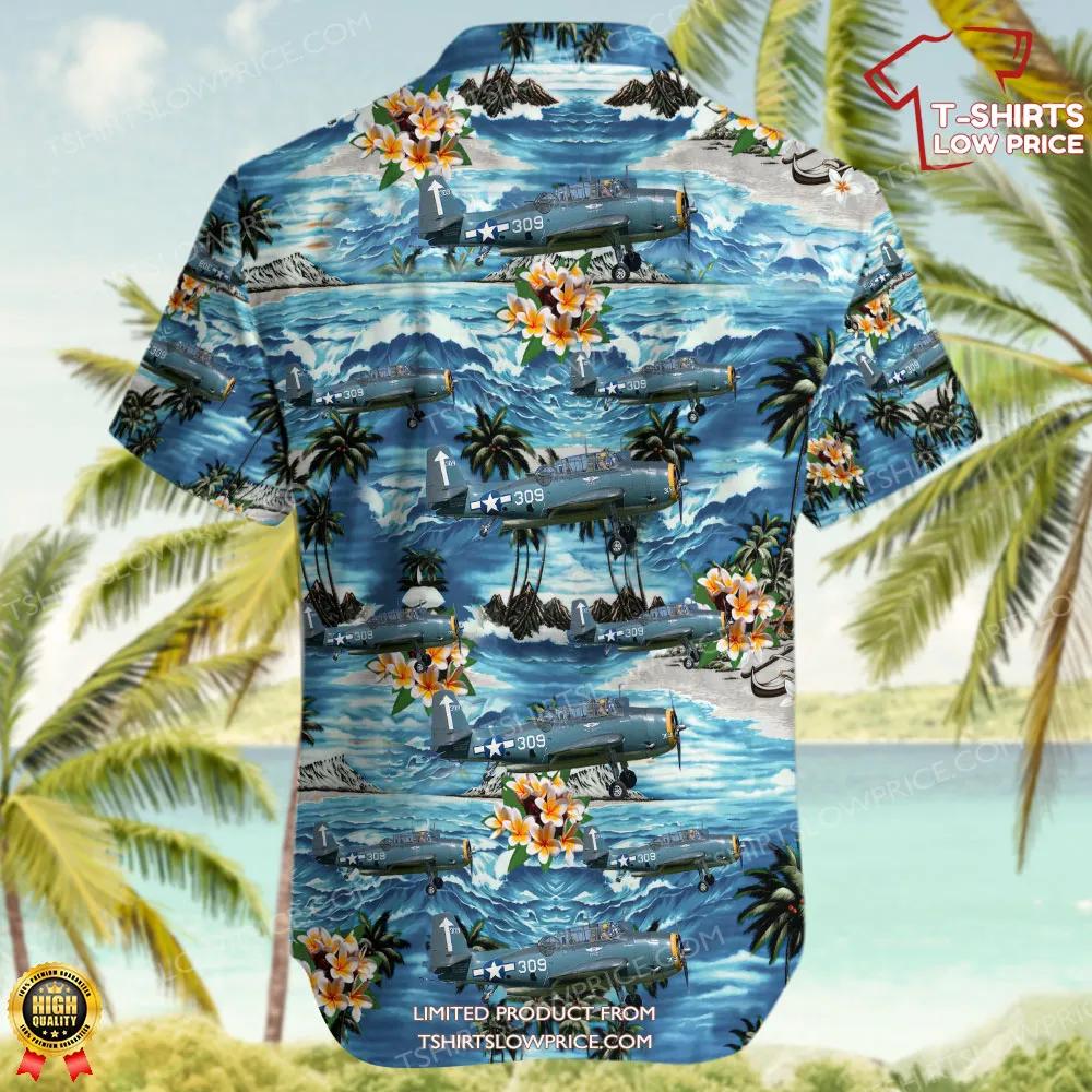General Motors TBM 3E Avenger Commemorative Air Force Hawaiian Shirt 3 General Motors TBM 3E Avenger Commemorative Air Force Hawaiian Shirt 3