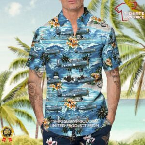 General Motors TBM 3E Avenger Commemorative Air Force Hawaiian Shirt 4