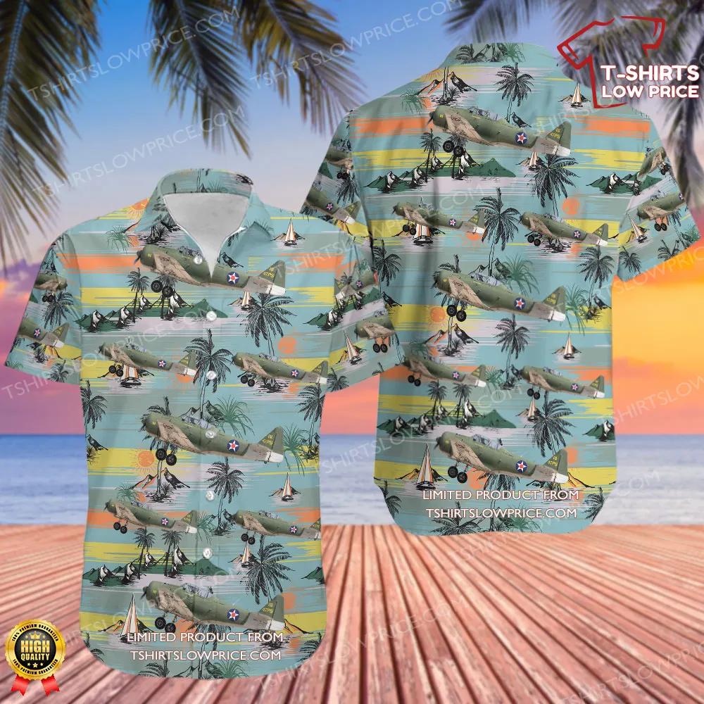 North American SNJ-6 Texan Commemorative Air Force Hawaiian Shirt North American SNJ 6 Texan Commemorative Air Force Hawaiian Shirt 1