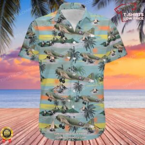 North American SNJ-6 Texan Commemorative Air Force Hawaiian Shirt