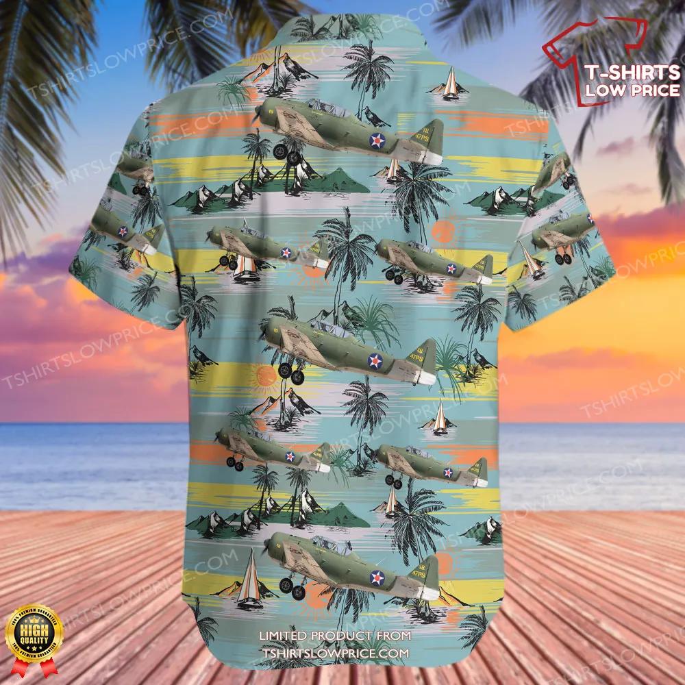 North American SNJ 6 Texan Commemorative Air Force Hawaiian Shirt 3 North American SNJ 6 Texan Commemorative Air Force Hawaiian Shirt 3