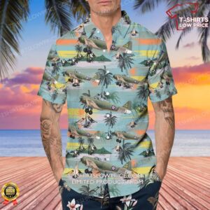 North American SNJ 6 Texan Commemorative Air Force Hawaiian Shirt 4