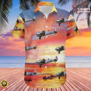 Beechcraft D18S Commemorative Air Force Hawaiian Shirt