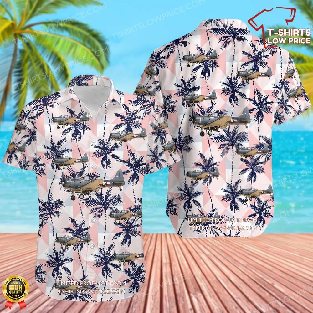 Douglas SBD-5 Dauntless Commemorative Air Force Hawaiian Shirt Douglas SBD 5 Dauntless Commemorative Air Force Hawaiian Shirt 1