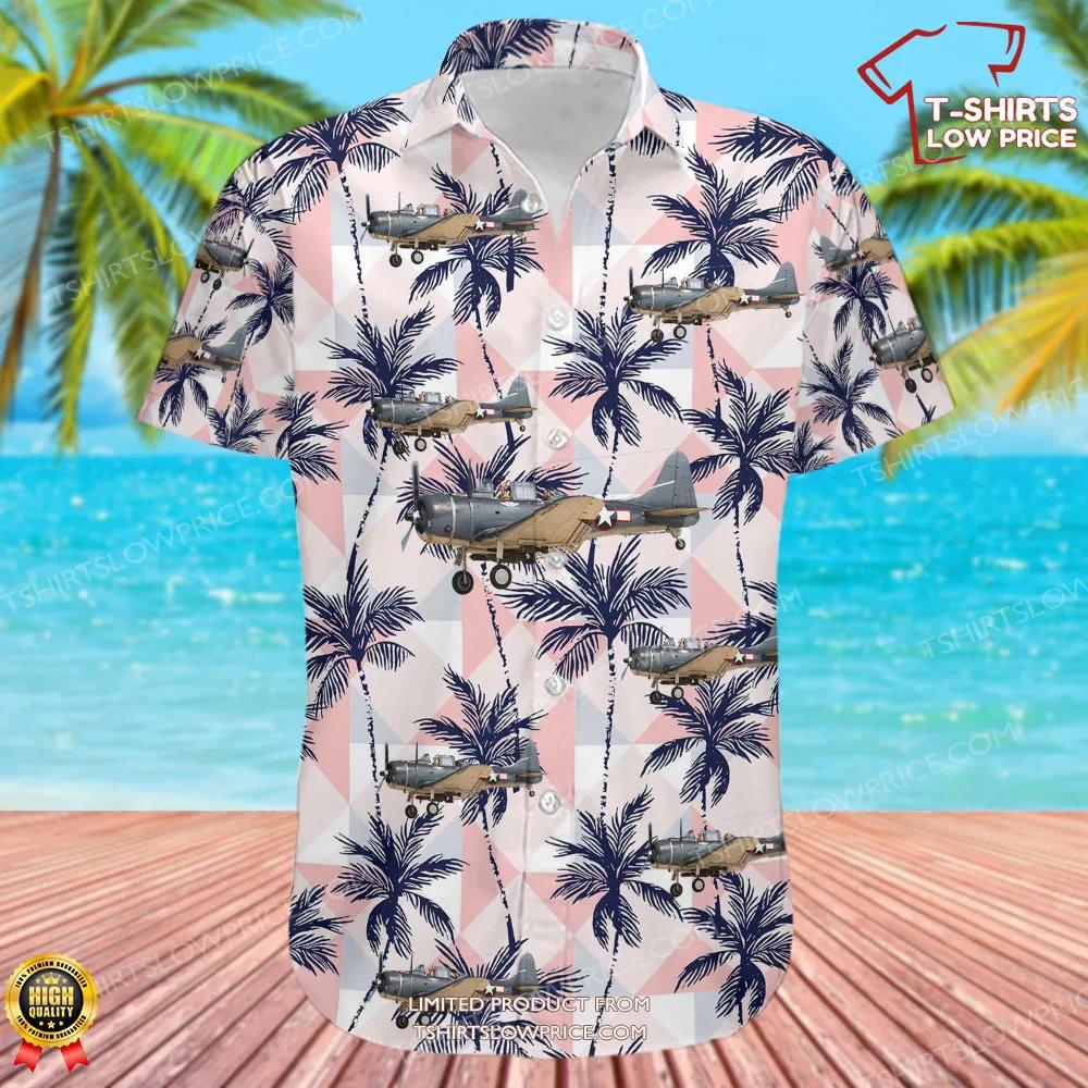 Douglas SBD 5 Dauntless Commemorative Air Force Hawaiian Shirt 2 Douglas SBD 5 Dauntless Commemorative Air Force Hawaiian Shirt 2