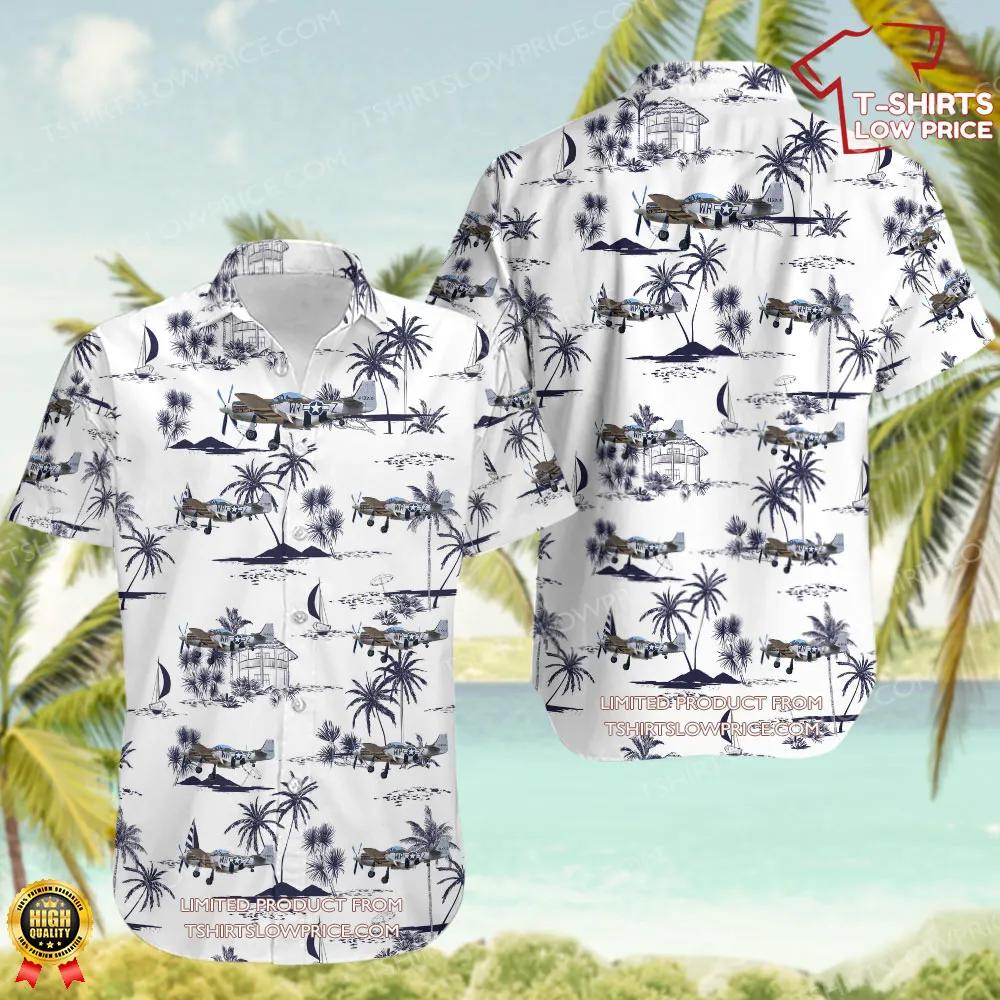 North American P-51D Mustang Comanche Maverick Air Hawaiian Shirt North American P 51D Mustang Comanche Maverick Air Hawaiian Shirt 1