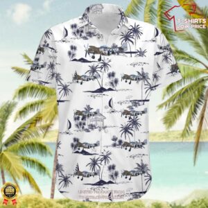 North American P-51D Mustang Comanche Maverick Air Hawaiian Shirt