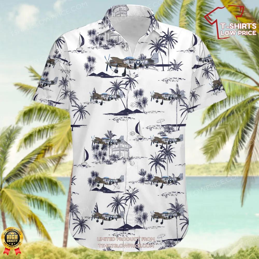 North American P 51D Mustang Comanche Maverick Air Hawaiian Shirt 2 North American P 51D Mustang Comanche Maverick Air Hawaiian Shirt 2